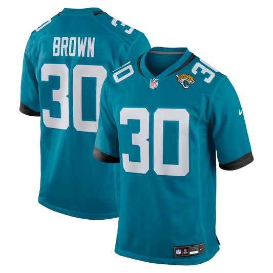 Montaric Brown Jacksonville Jaguars Nike Game Player Jersey - Teal