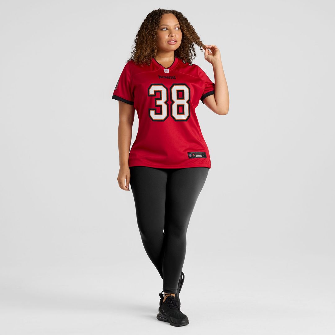 Rashad Wisdom Tampa Bay Buccaneers Nike Women's Team Game Jersey -  Red