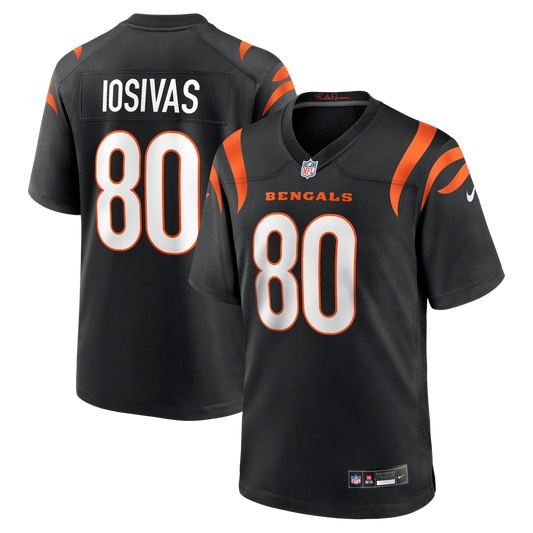 Andrei Iosivas Cincinnati Bengals Nike Team Game Jersey -  Black