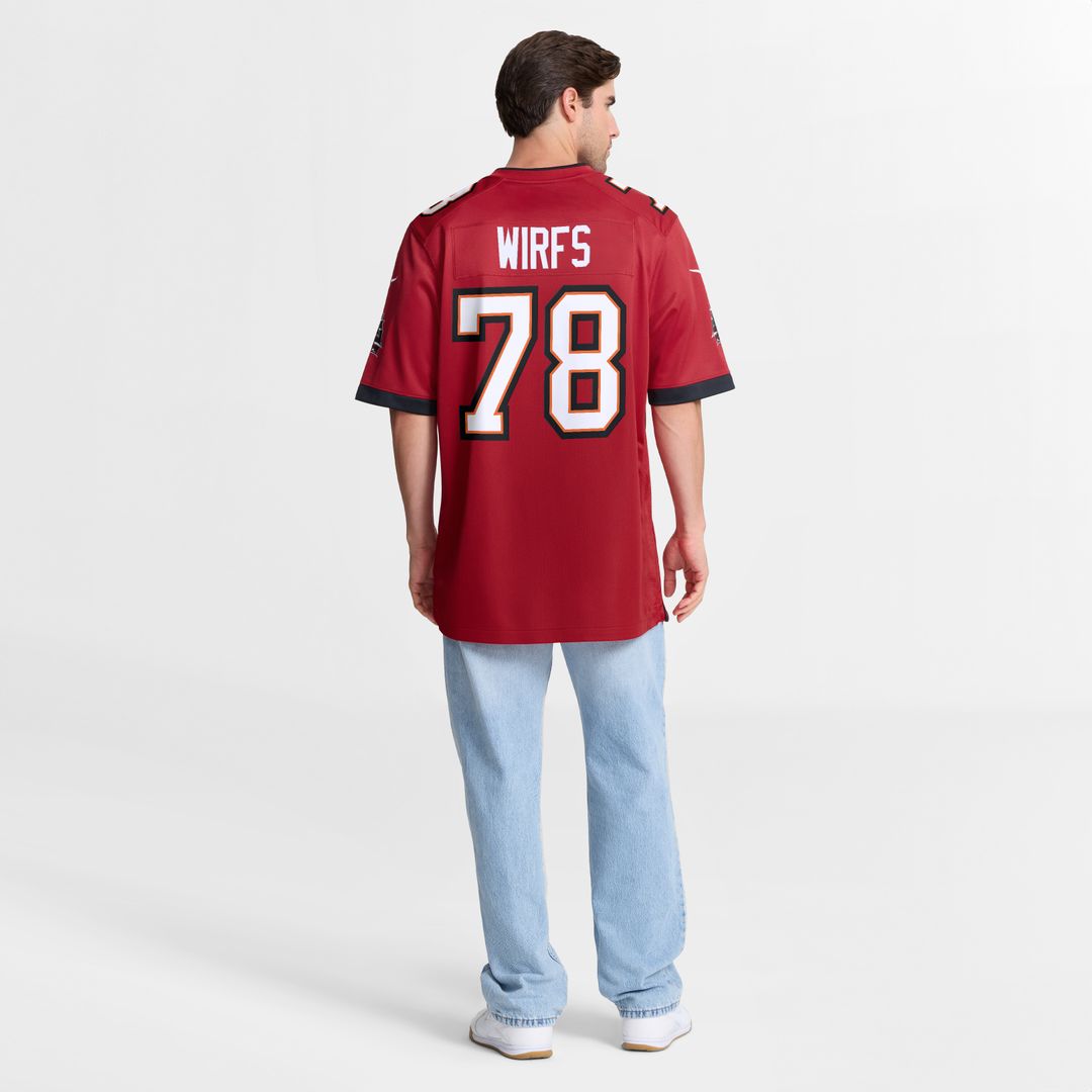 Tristan Wirfs Tampa Bay Buccaneers Nike Alternate Game Jersey - Orange
