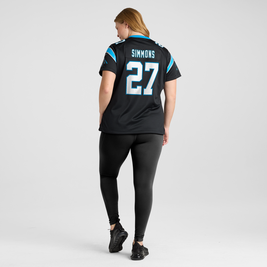 Isaiah Simmons Carolina Panthers Nike Women's Team Game Jersey -  Black