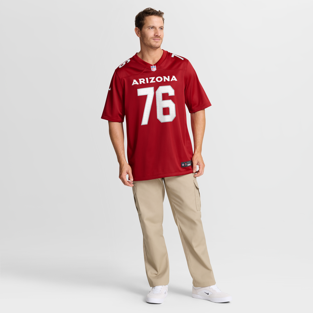 Will Hernandez Arizona Cardinals Nike Team Game Jersey -  Cardinal