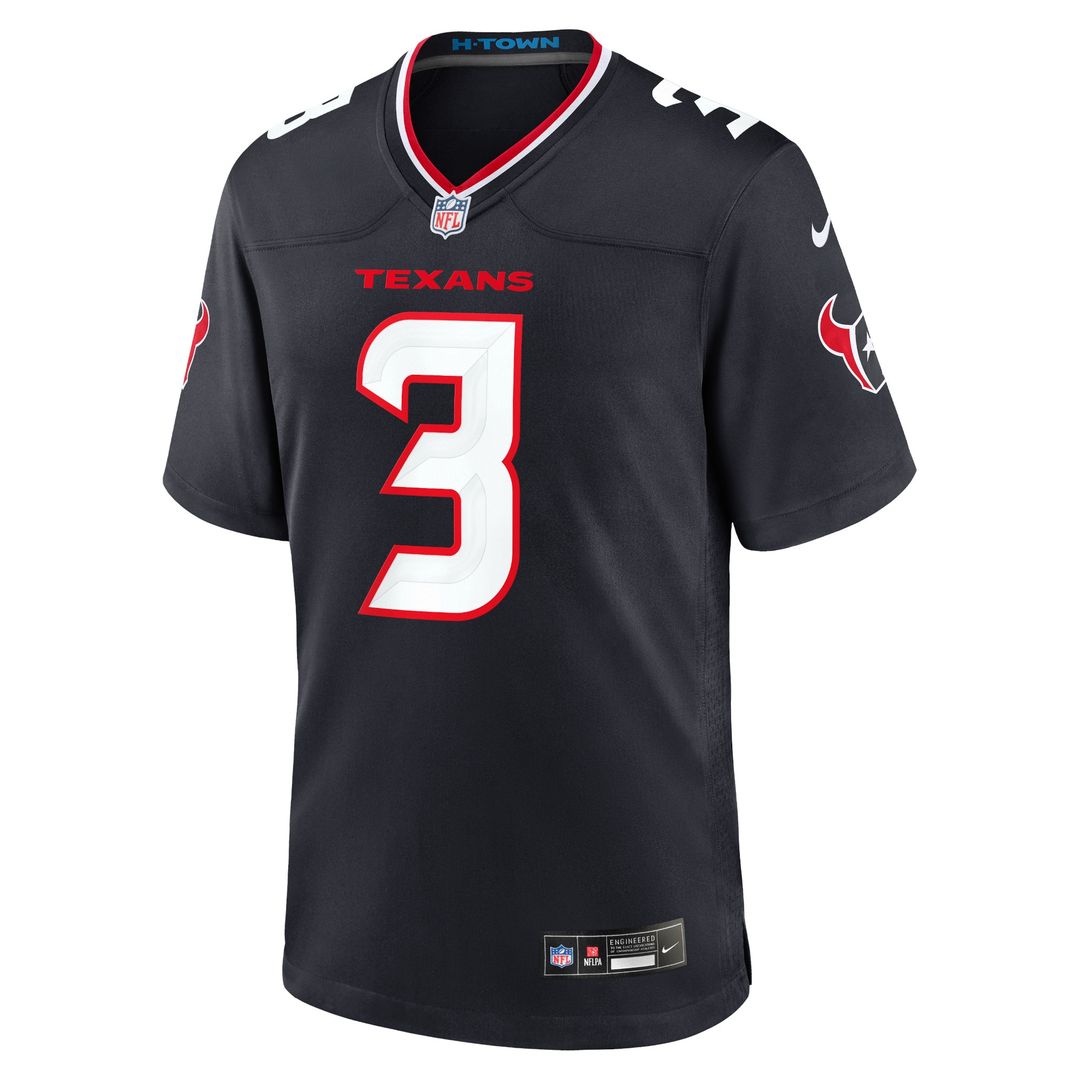 Tank Dell Houston Texans Nike Alternate Game Jersey -  Red