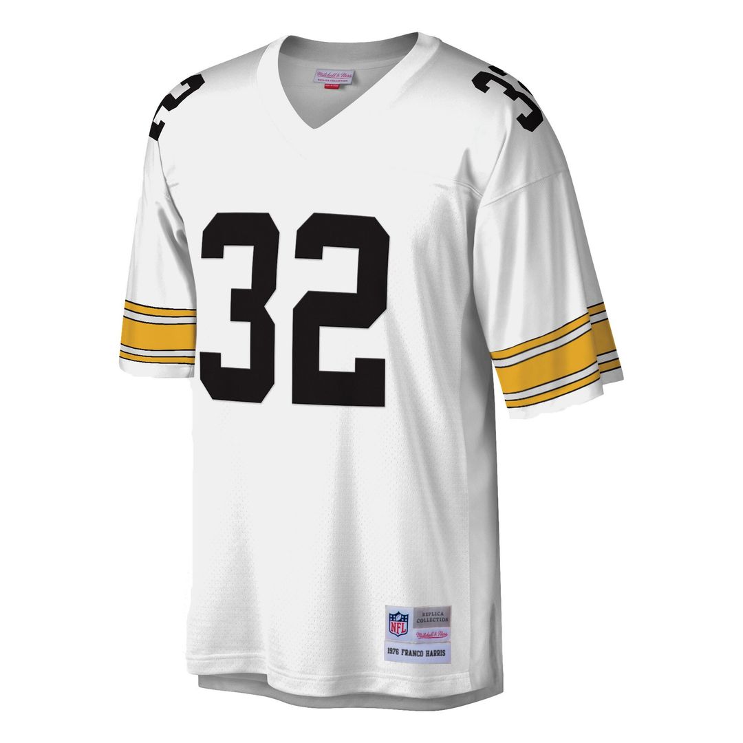 Franco Harris Pittsburgh Steelers Mitchell & Ness Legacy Replica Jersey - Black