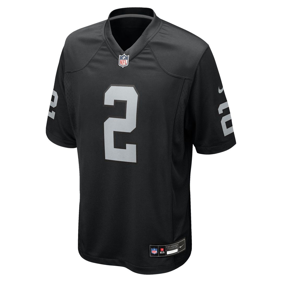 Ashton Jeanty Las Vegas Raiders Nike Team Game Jersey - Black