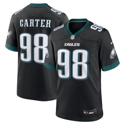Jalen Carter Philadelphia Eagles Nike Alternate Game Player Jersey - Black