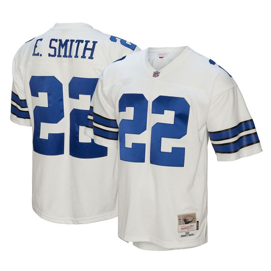 Emmitt Smith Dallas Cowboys Mitchell & Ness Youth Retired Player Legacy Jersey - White
