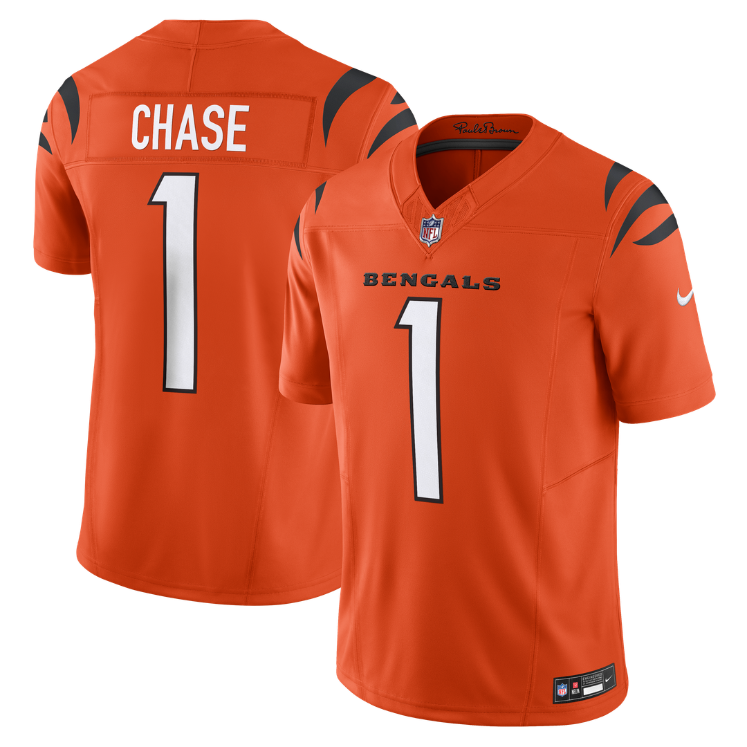 Ja'Marr Chase Cincinnati Bengals Nike Vapor F.U.S.E. Limited Jersey - Black