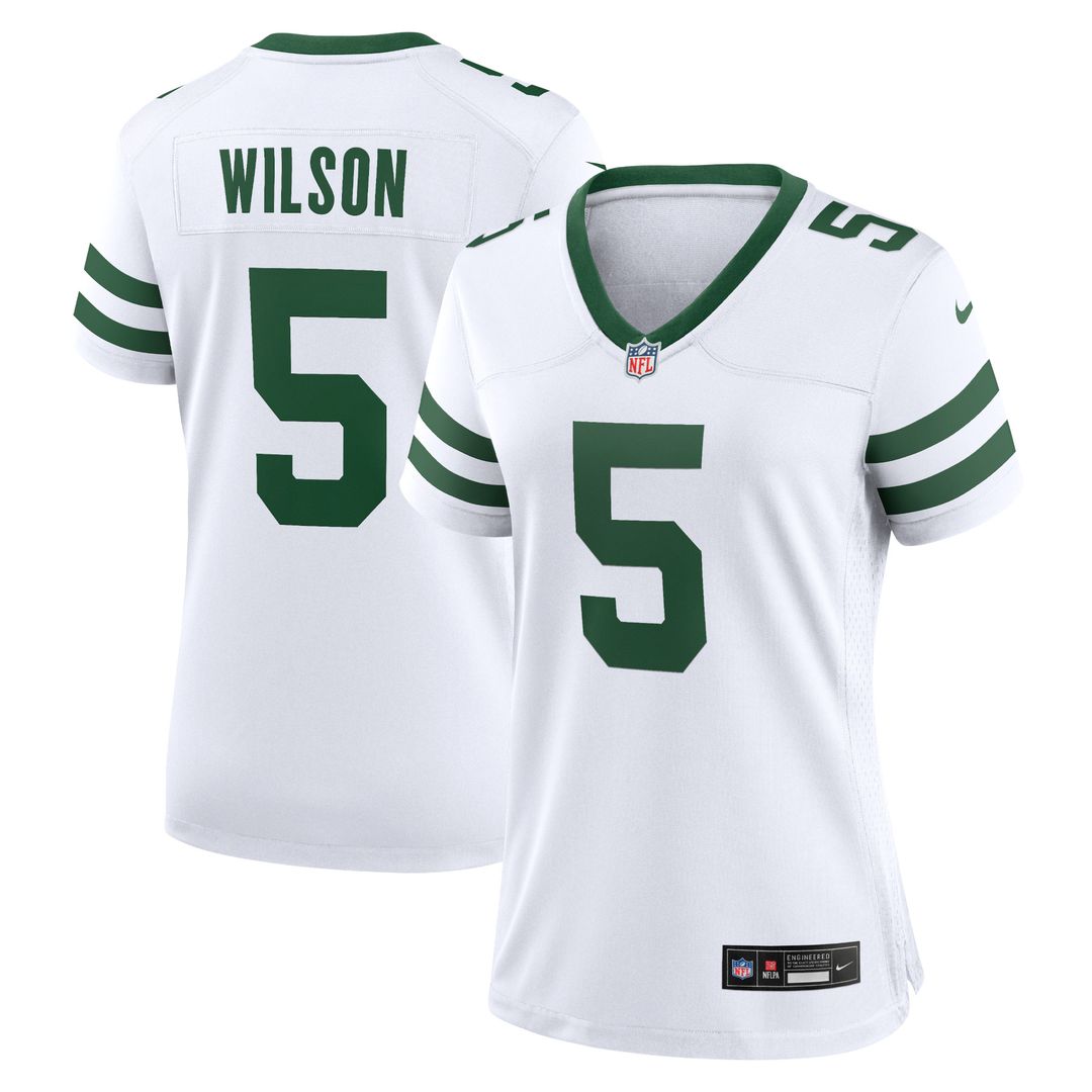 Garrett Wilson New York Jets Nike Women's Alternate Game Jersey - Legacy Black