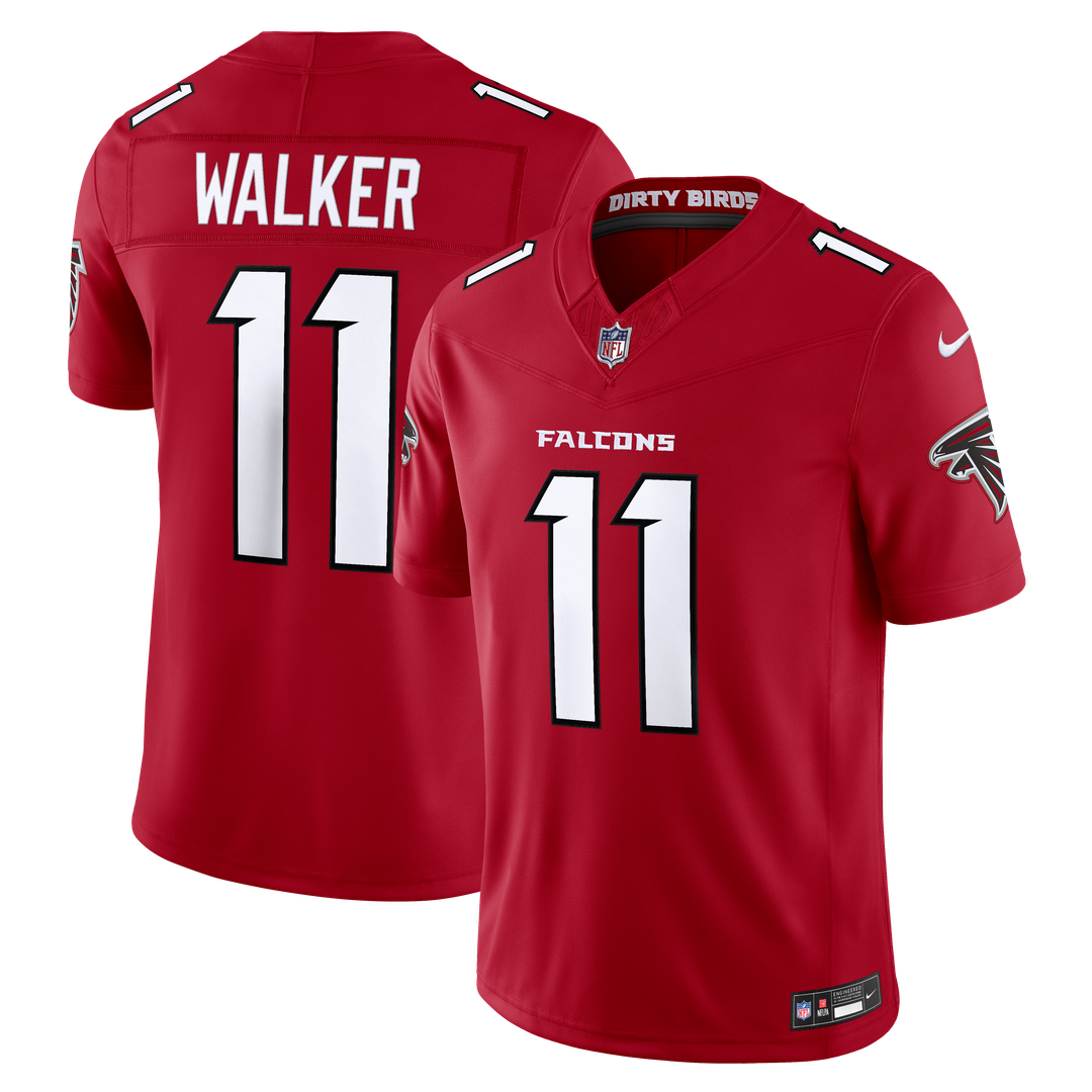 Jalon Walker Atlanta Falcons Nike Vapor F.U.S.E. Stitched Limited Jersey - White
