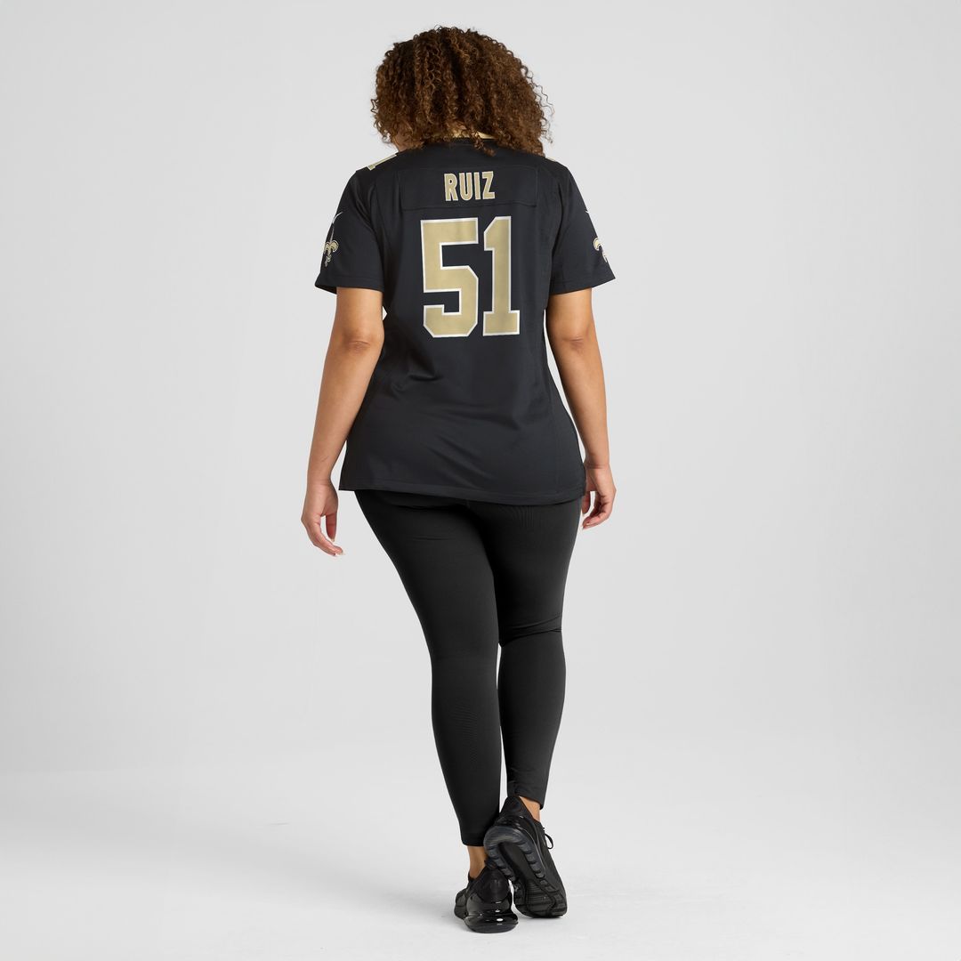 Cesar Ruiz New Orleans Saints Nike Women's Game Jersey - Black