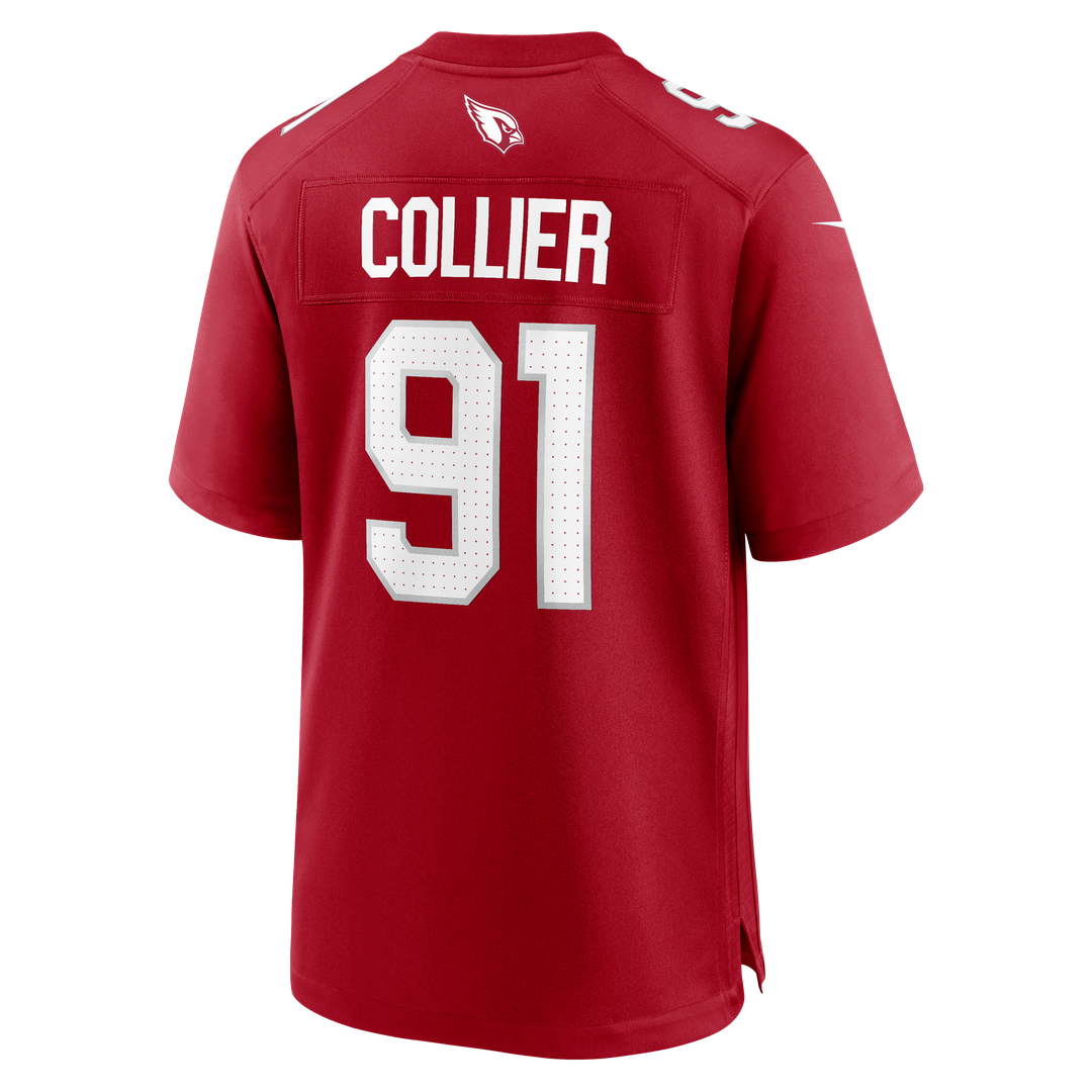 L.J. Collier Arizona Cardinals Nike Team Game Jersey -  Cardinal