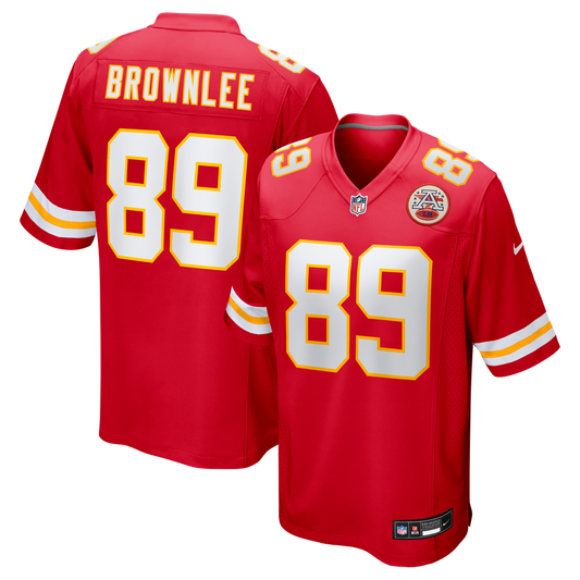 Jason Brownlee Kansas City Chiefs Nike Team Game Jersey -  Red