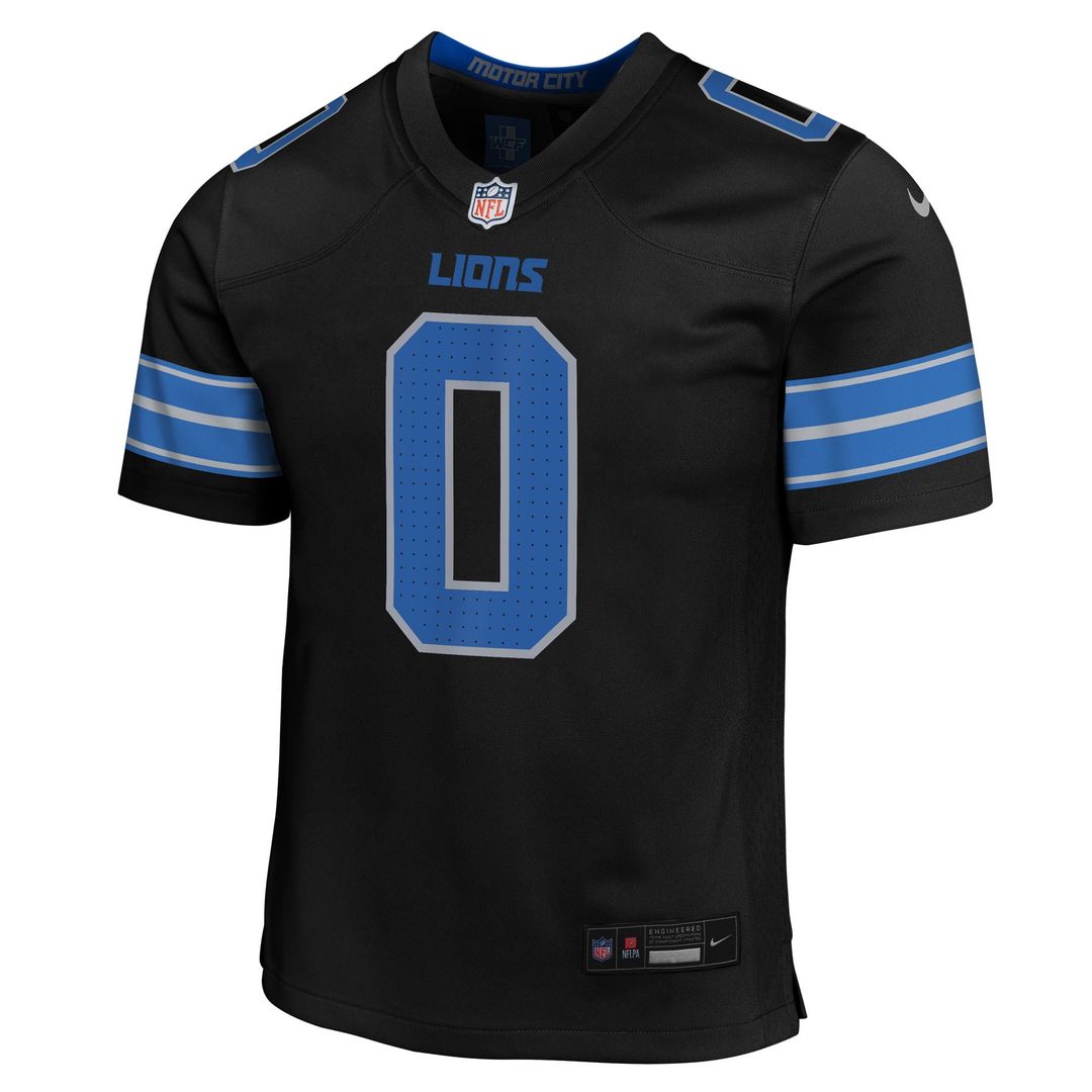 Jahmyr Gibbs Detroit Lions Nike Youth Game Jersey - Blue