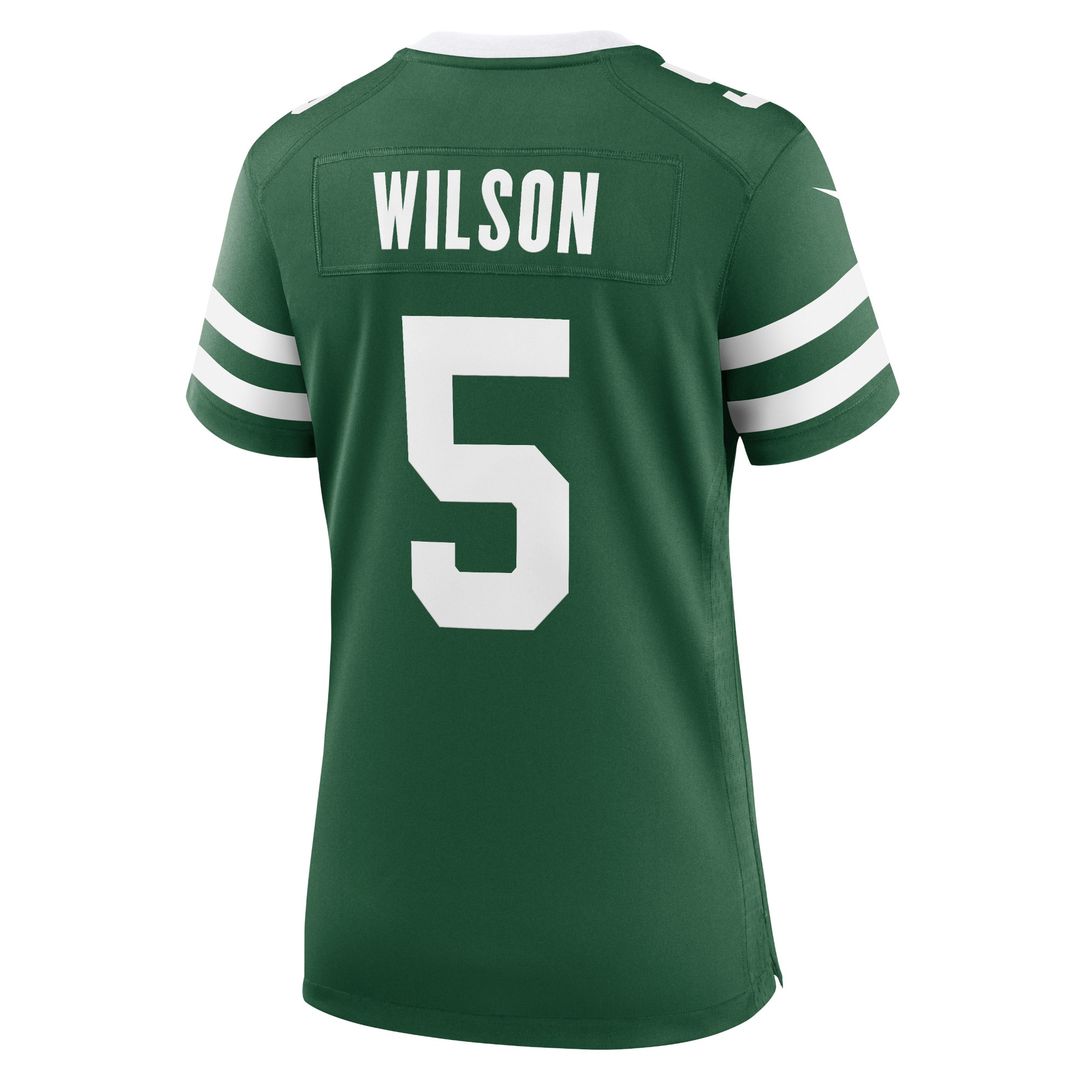 Garrett Wilson New York Jets Nike Women's Alternate Game Jersey - Legacy Black