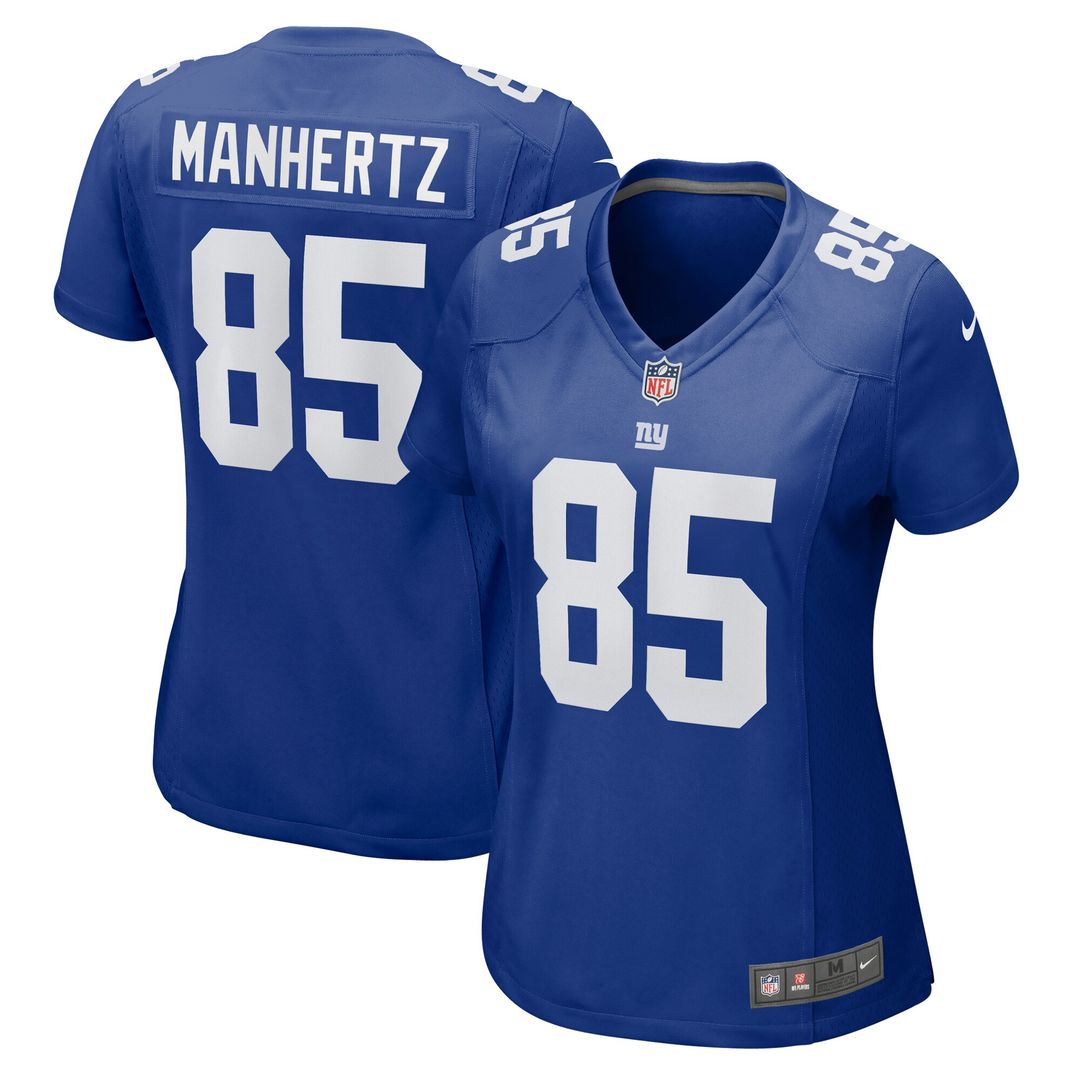 Chris Manhertz New York Giants Nike Women's  Game Jersey -  Royal