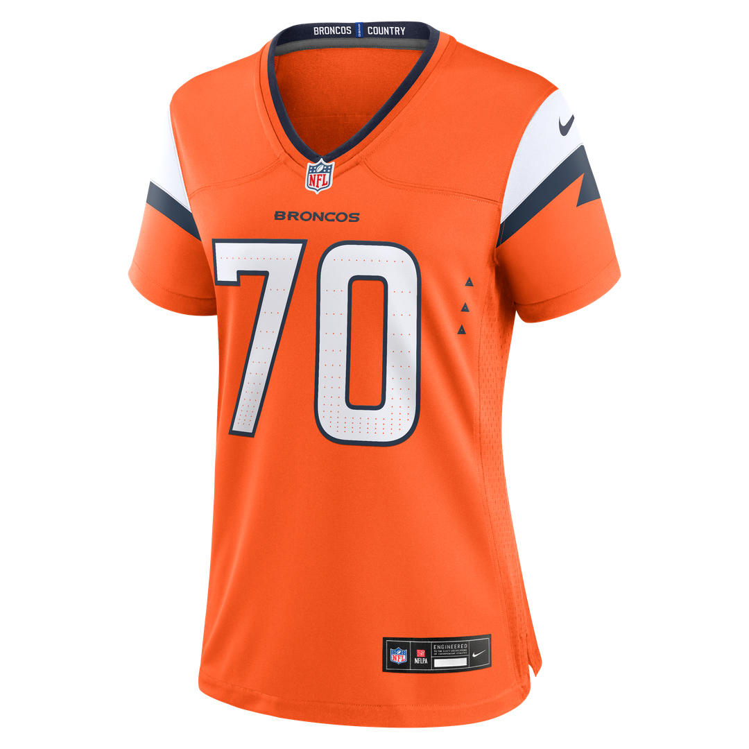 Marques Cox Denver Broncos Nike Women's Team Game Jersey -  Orange