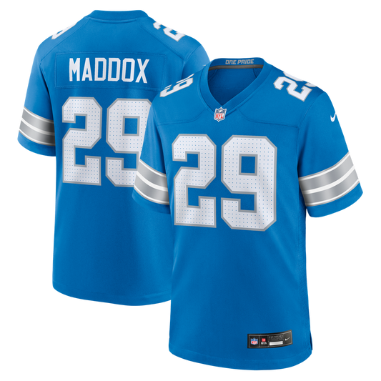 Avonte Maddox Detroit Lions Nike Team Game Jersey -  Blue