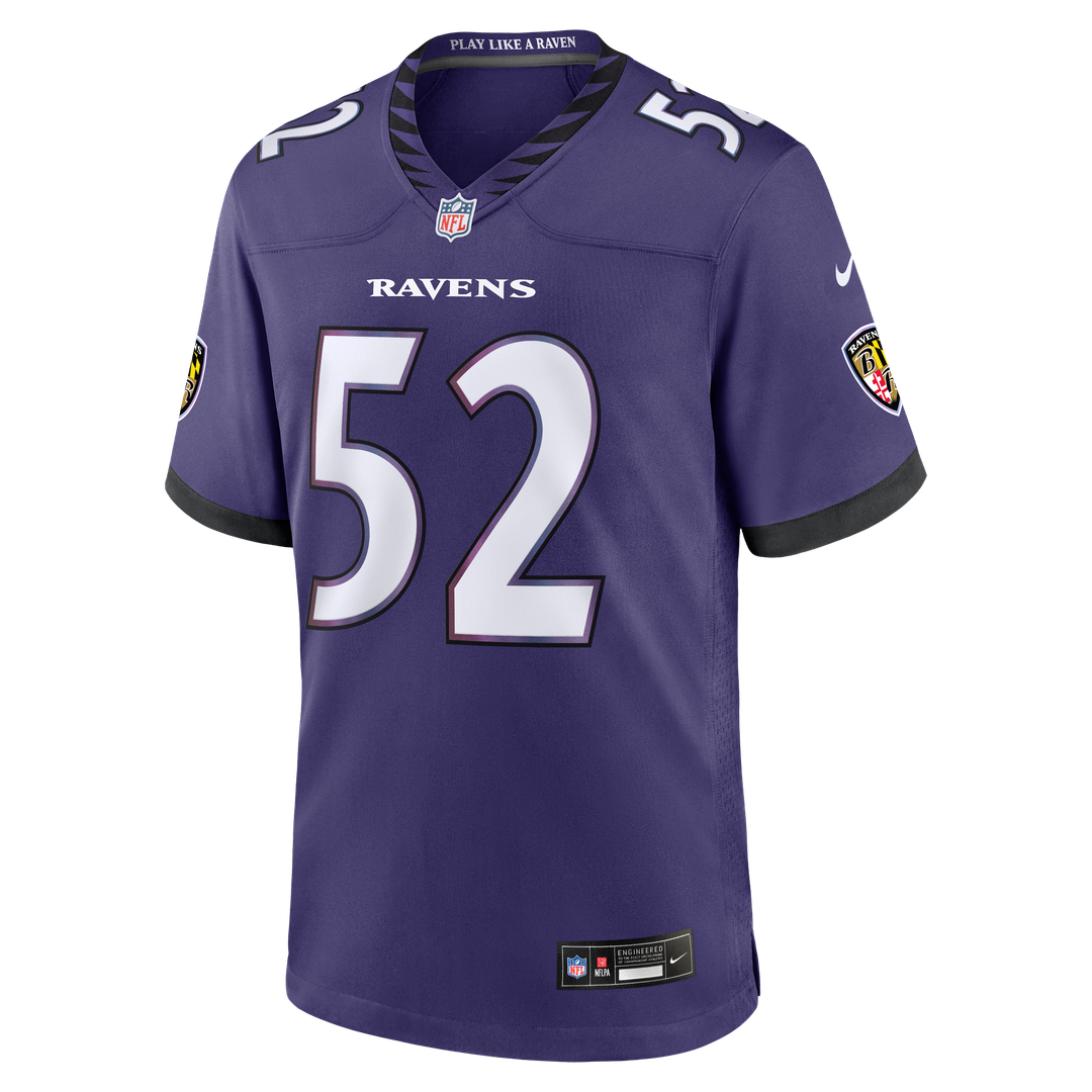 Ray Lewis Baltimore Ravens Nike Team Retired Player Game Jersey - Purple