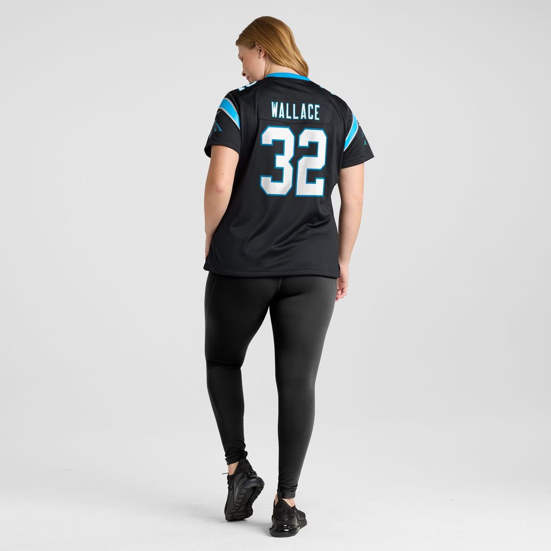 Trevin Wallace Carolina Panthers Nike Women's Team Game Jersey -  Black