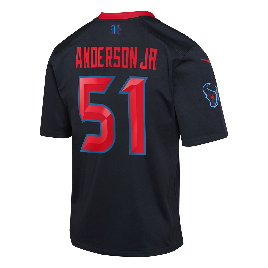 Will Anderson Jr. Houston Texans Nike Youth Game Jersey - Navy