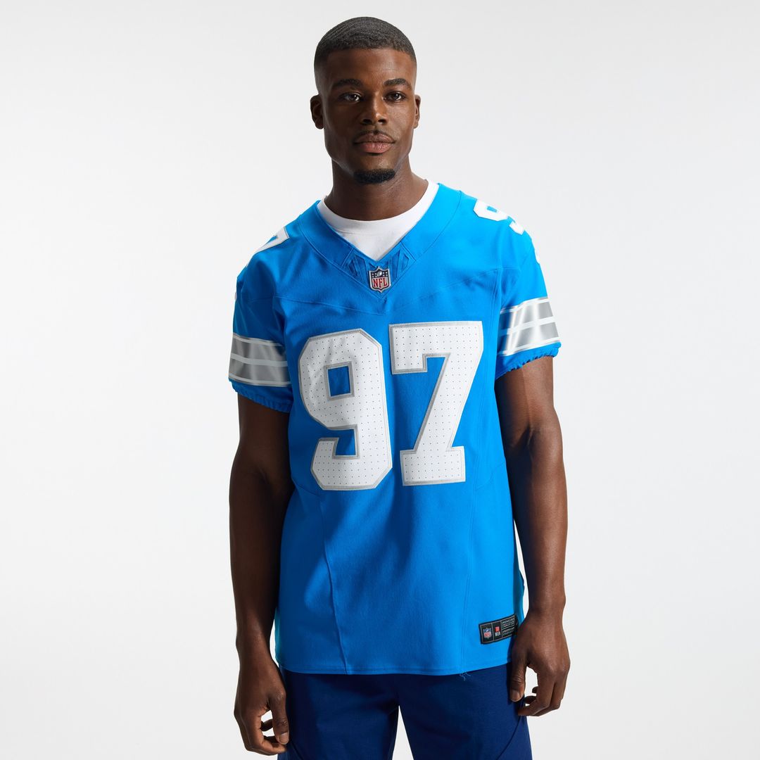 Aidan Hutchinson Detroit Lions Nike Alternate Vapor F.U.S.E. Elite Jersey - Black