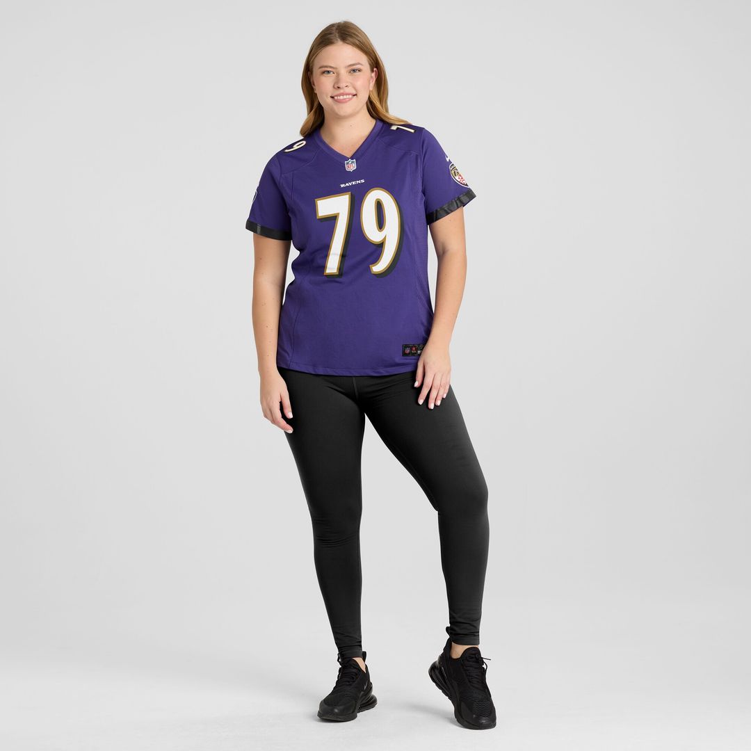 Ronnie Stanley Baltimore Ravens Nike Women's Game Jersey - Purple
