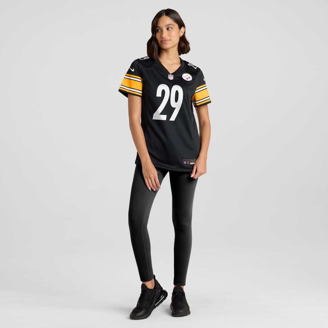 Eli Heidenreich Pittsburgh Steelers Nike Women's Team Game Jersey -  Black