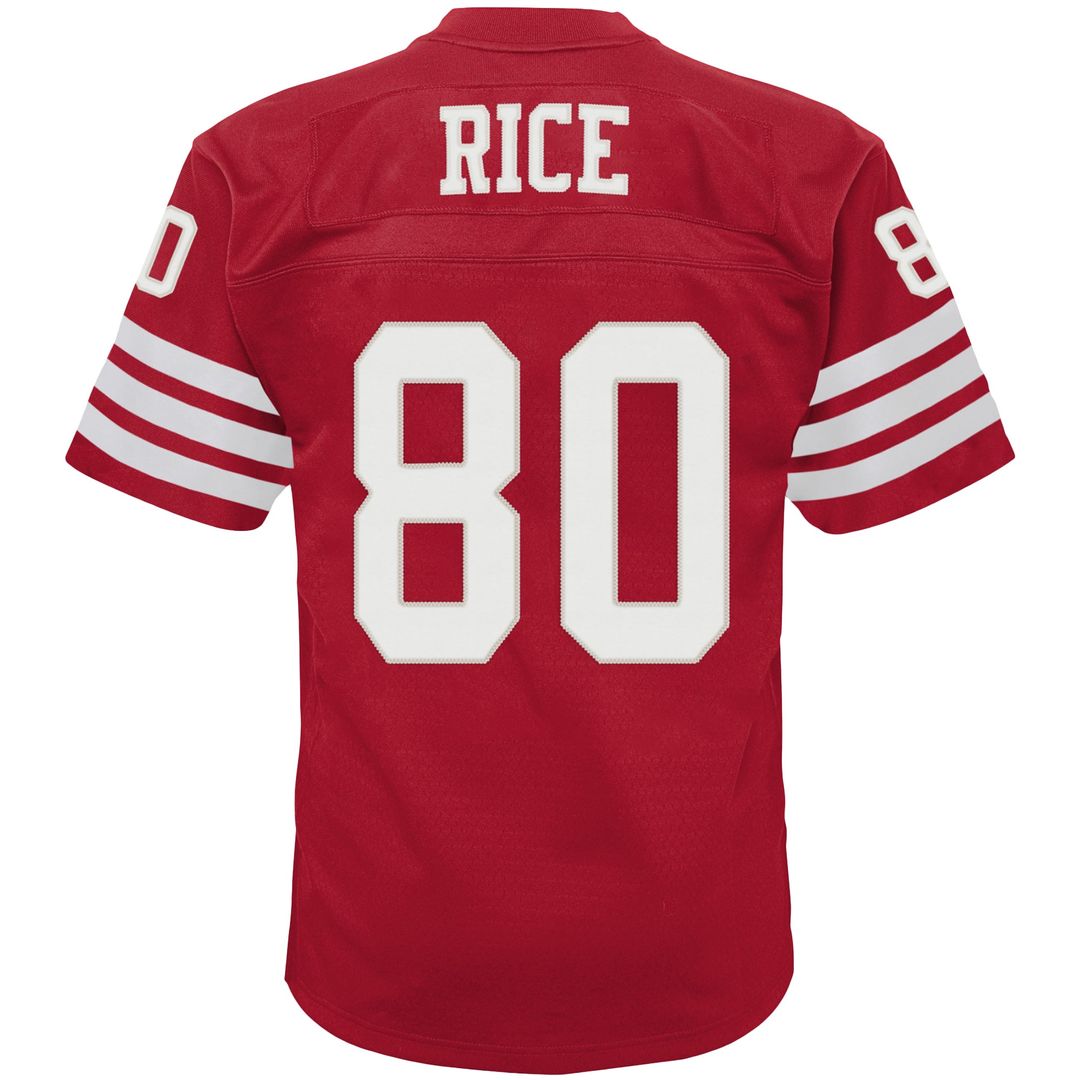 Jerry Rice San Francisco 49ers Mitchell & Ness Toddler 1990 Retired Legacy Jersey - Scarlet