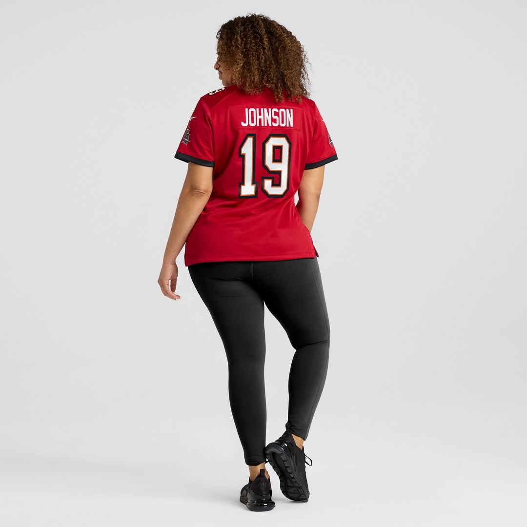 Keyshawn Johnson Tampa Bay Buccaneers Nike Women's Game Retired Player Jersey - Red