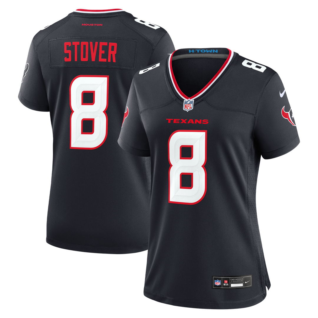 Cade Stover Houston Texans Nike Women's Team Game Jersey -  Navy