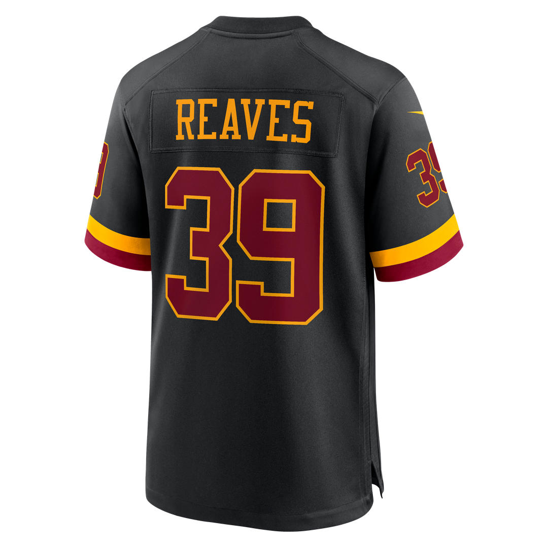 Jeremy Reaves Washington Commanders Nike Hail Raiser Alternate Game Jersey - Black