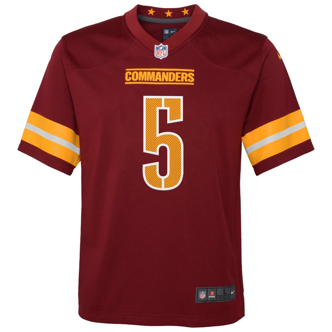 Jayden Daniels Washington Commanders Nike Youth Game Super Bowl Era Jersey - White