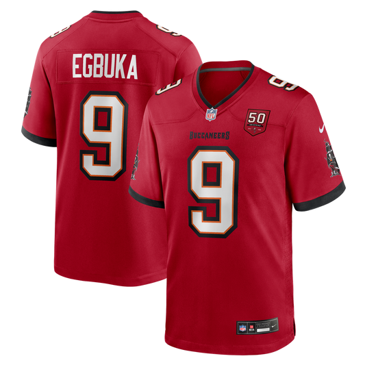 Emeka Egbuka Tampa Bay Buccaneers Nike  Team Game Jersey - Red