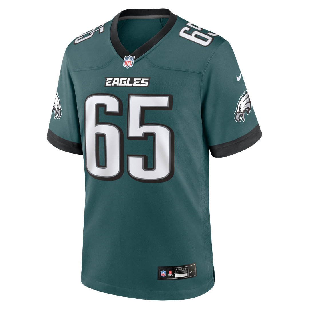 Lane Johnson Philadelphia Eagles Nike Team Game Jersey -  Midnight Green