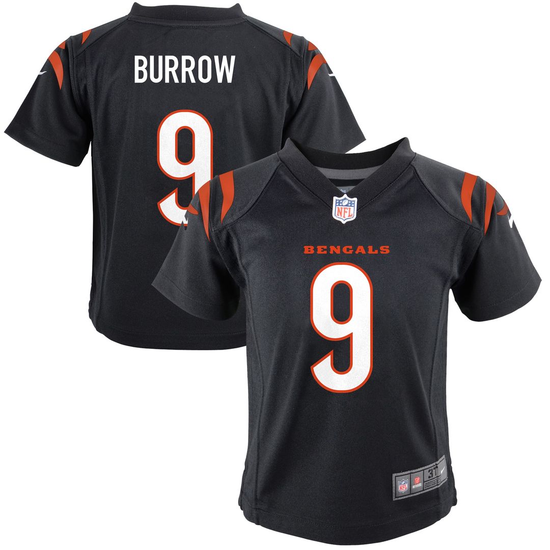 Joe Burrow Cincinnati Bengals Nike Preschool Game Jersey - Black