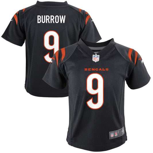 Joe Burrow Cincinnati Bengals Nike Preschool Game Jersey - Black