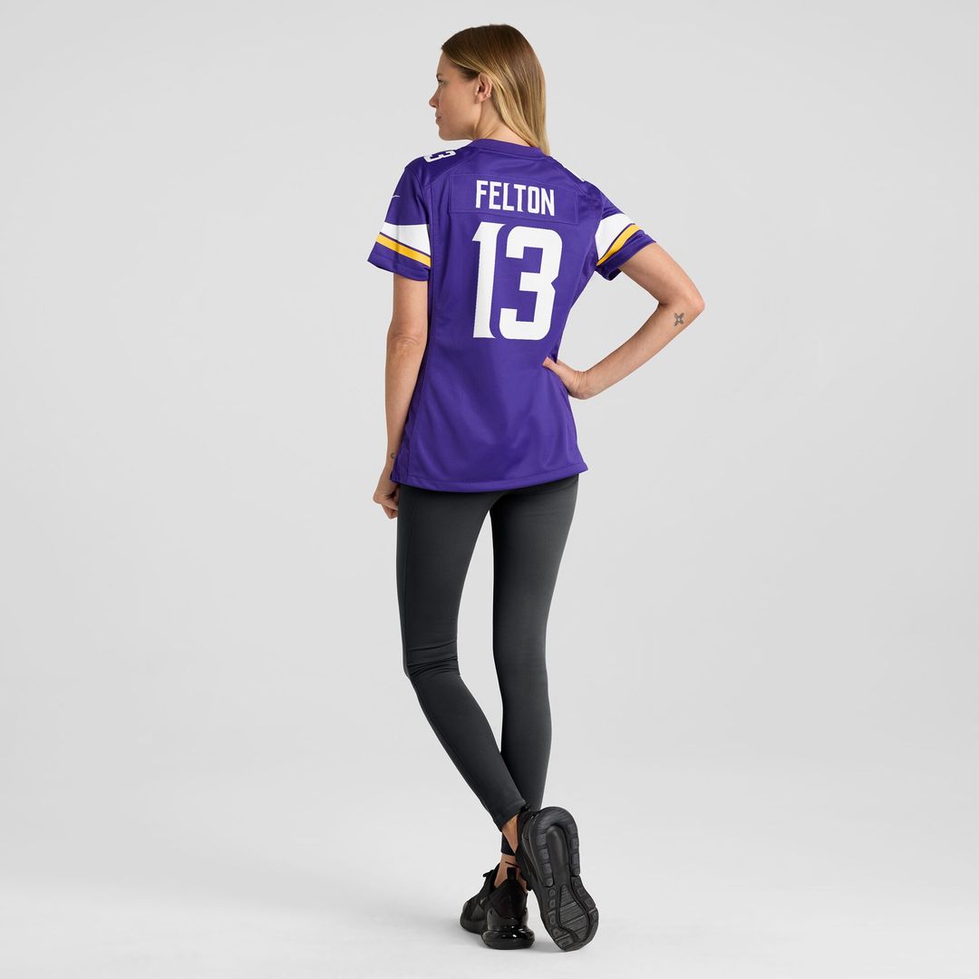 Tai Felton Minnesota Vikings Nike Women's Team Game Jersey -  Purple