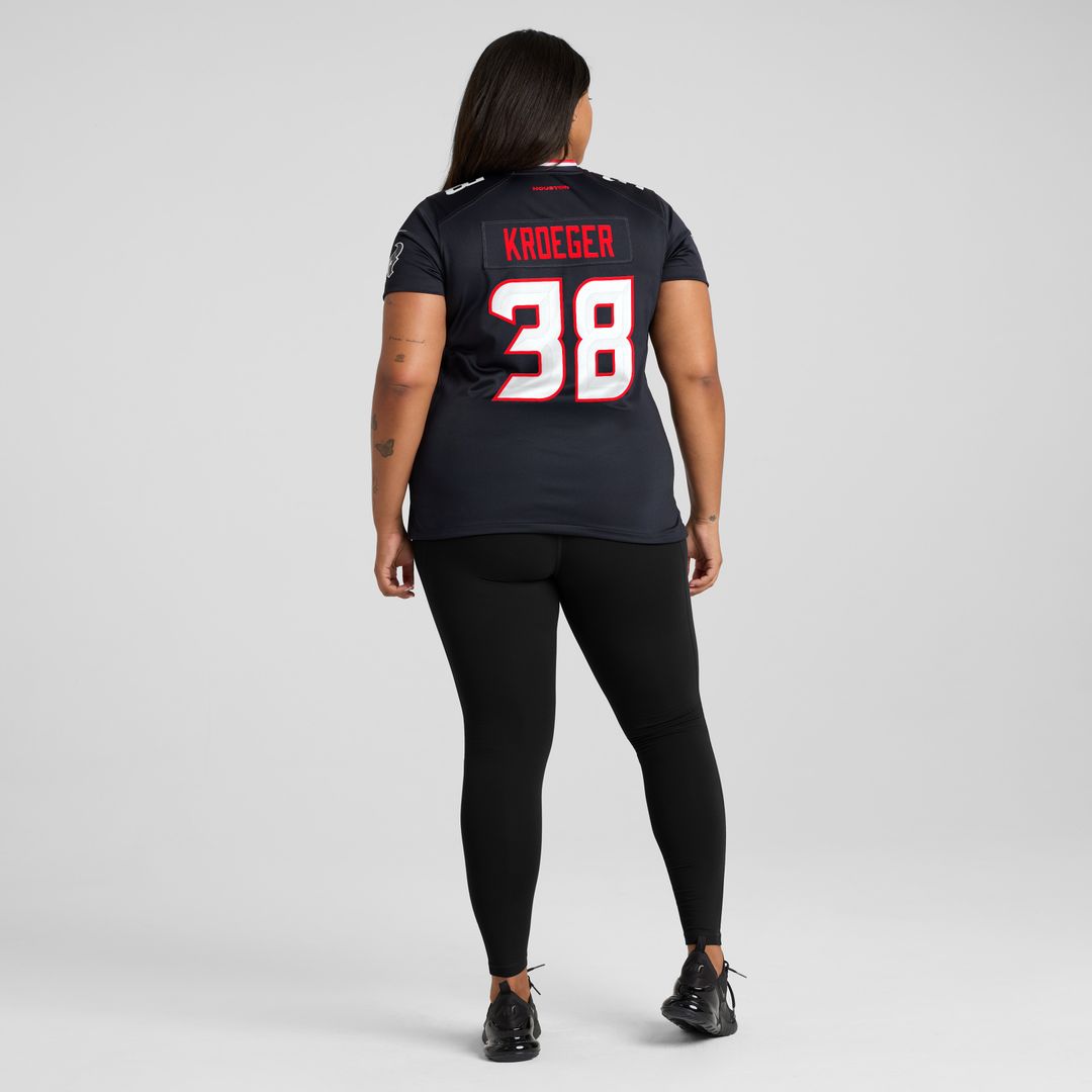 Kai Kroeger Houston Texans Nike Women's Team Game Jersey -  Navy