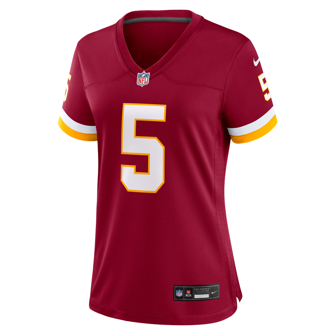Jayden Daniels Washington Commanders Nike Women's Game Super Bowl Era Jersey - White