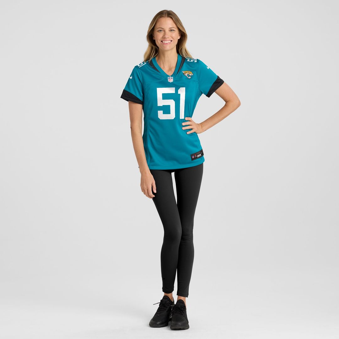 Ventrell Miller Jacksonville Jaguars Nike Women's  Game Jersey -  Teal