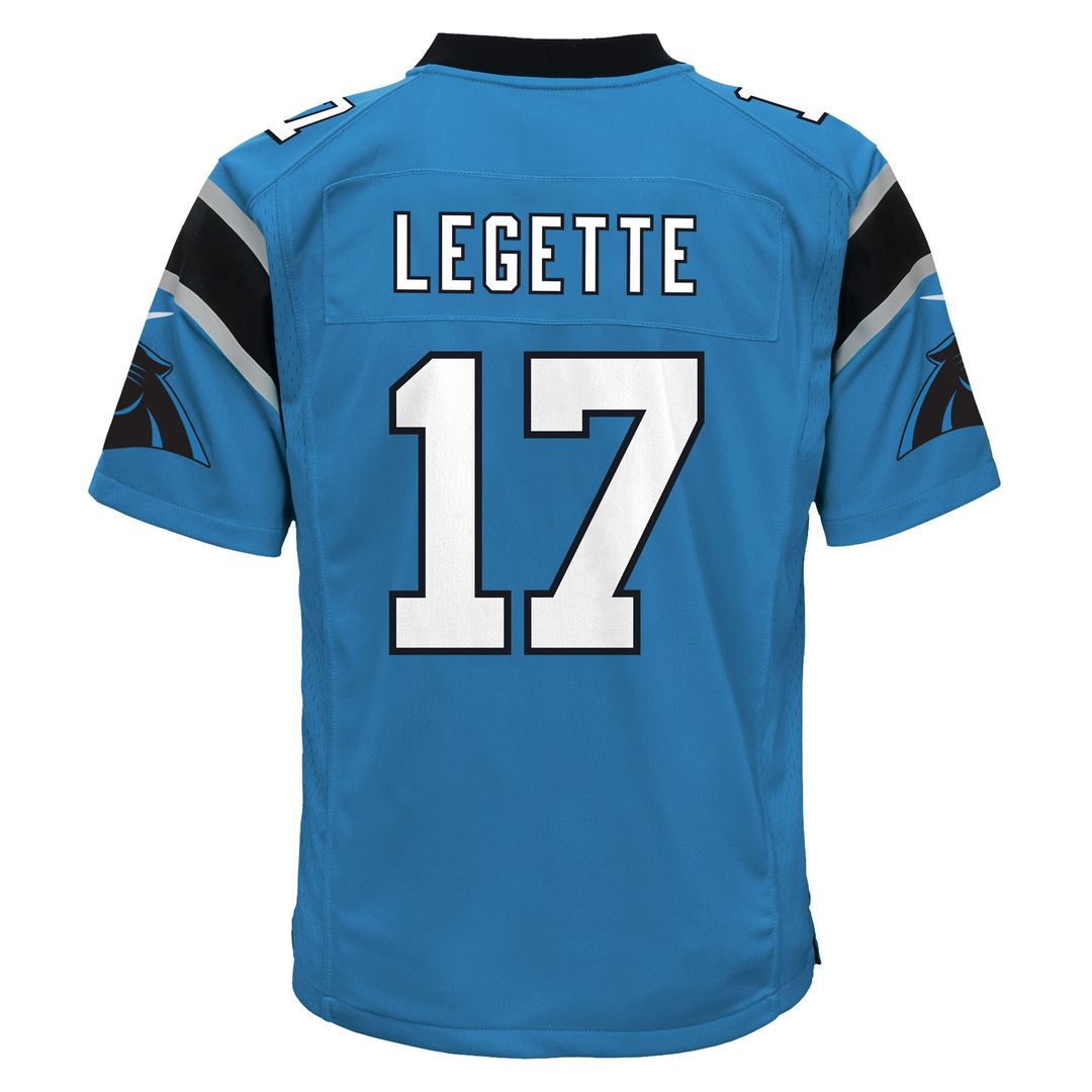 Xavier Legette Carolina Panthers Nike Youth Team Game Jersey - Black