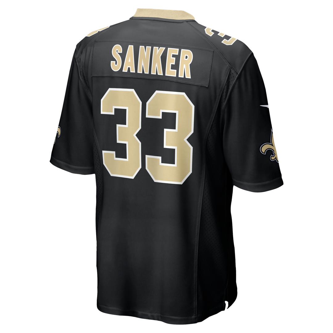 Jonas Sanker New Orleans Saints Nike Team Game Jersey -  Black
