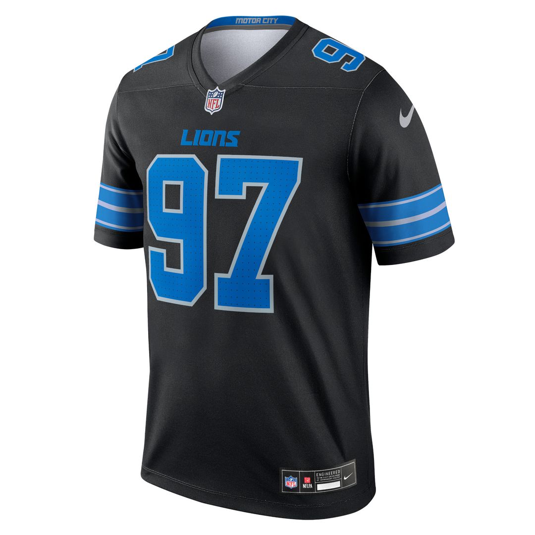 Aidan Hutchinson Detroit Lions Nike Legend Player Performance Top - Blue