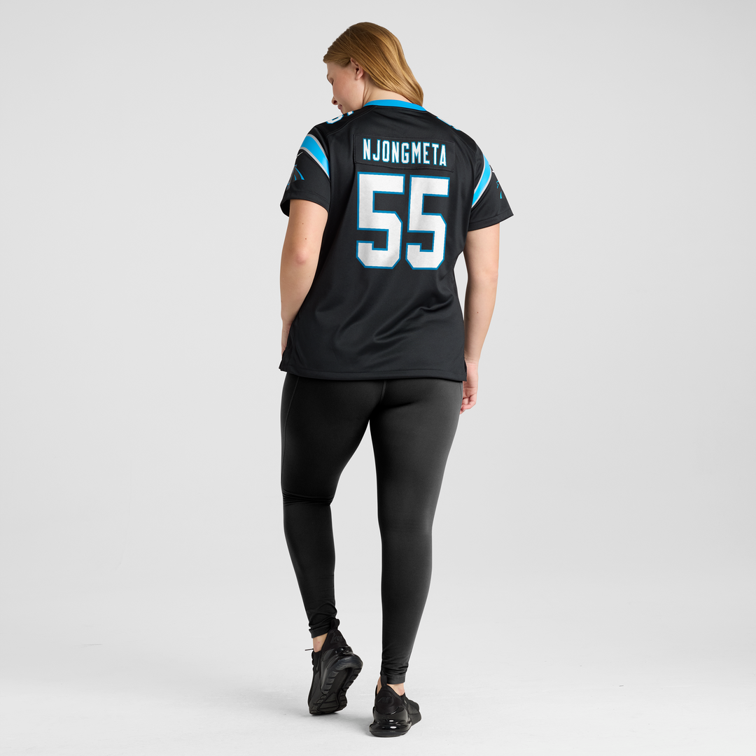 Maema Njongmeta Carolina Panthers Nike Women's Team Game Jersey -  Black