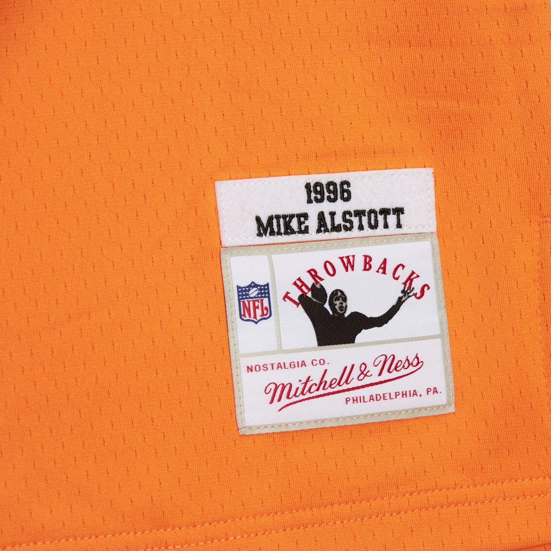 Mike Alstott Tampa Bay Buccaneers Mitchell & Ness Player Name & Number Hoodie Legacy Jersey - Orange