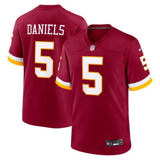Jayden Daniels Washington Commanders Nike Game Jersey - Burgundy