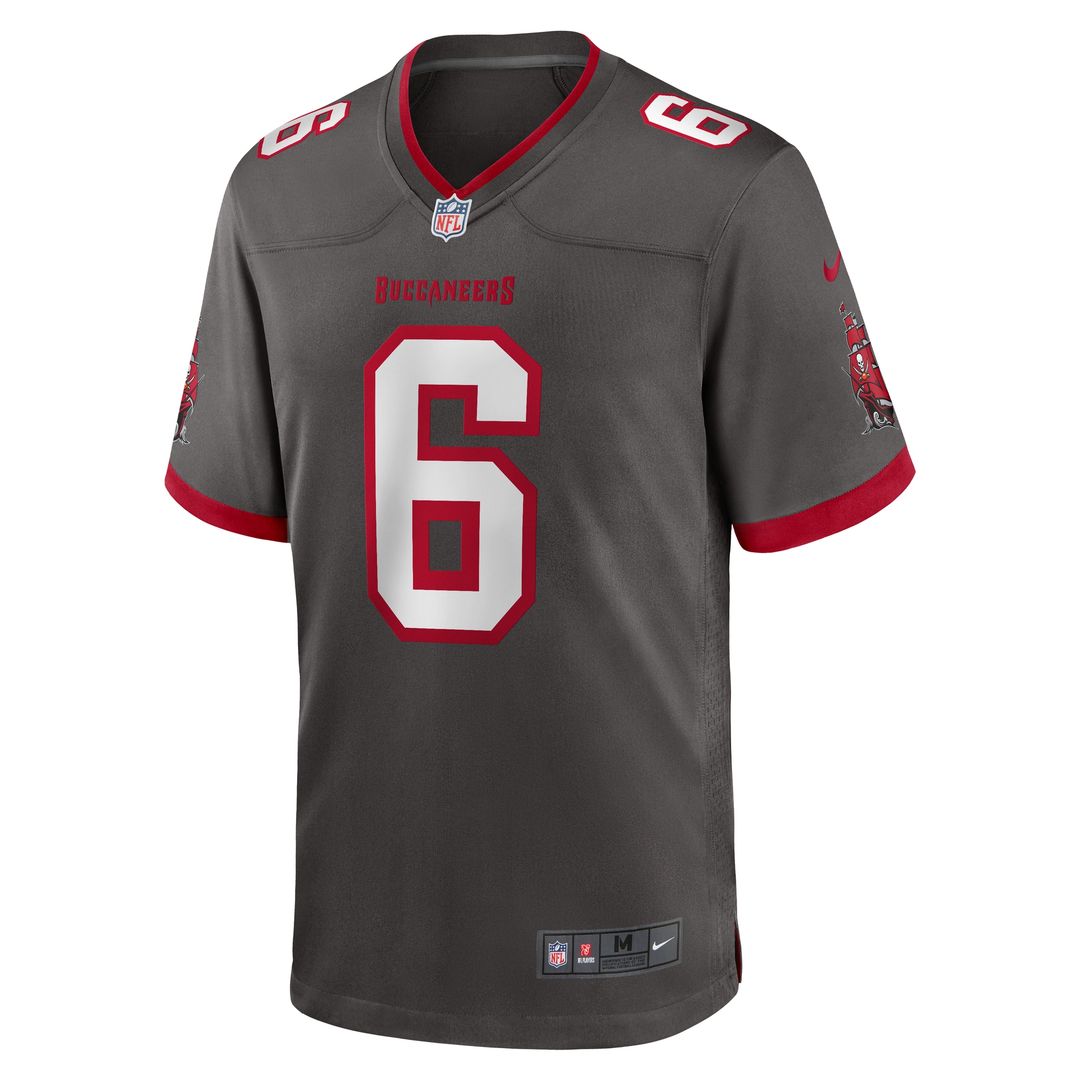 Baker Mayfield Tampa Bay Buccaneers Nike Alternate Game Player Jersey - Pewter
