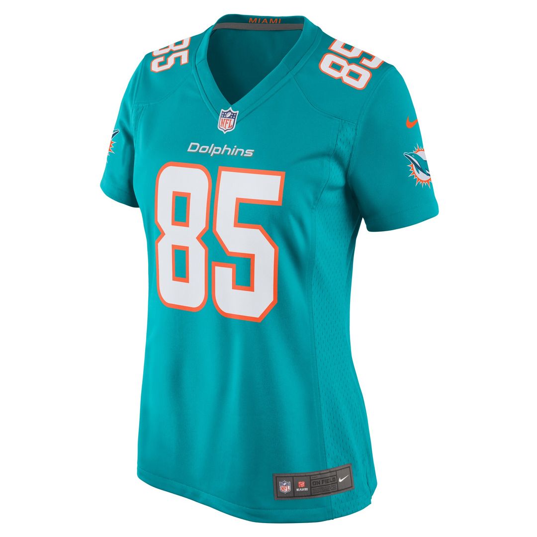 River Cracraft Miami Dolphins Nike Women's Game Player Jersey - Aqua