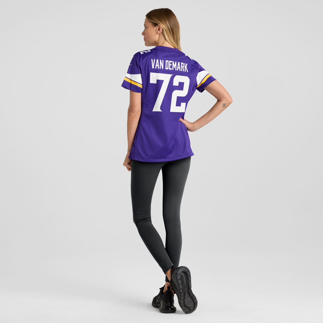 Ryan Van Demark Minnesota Vikings Nike Women's Team Game Jersey -  Purple